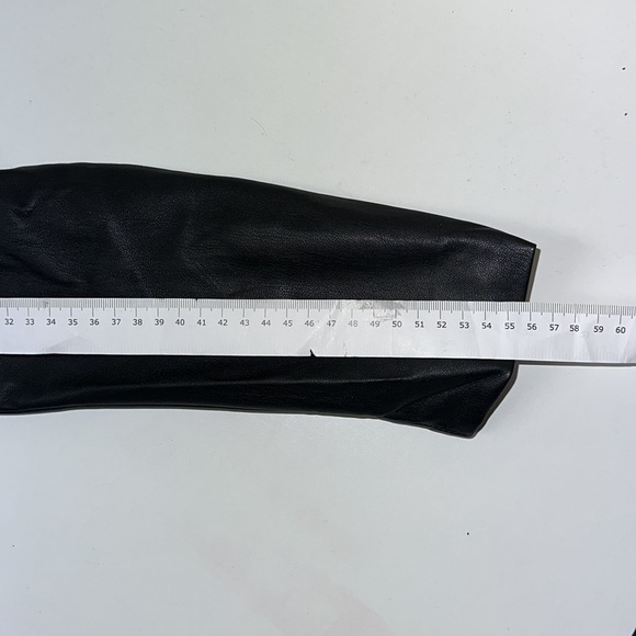 Zara Black Leather Jacket - Picture 9 of 9